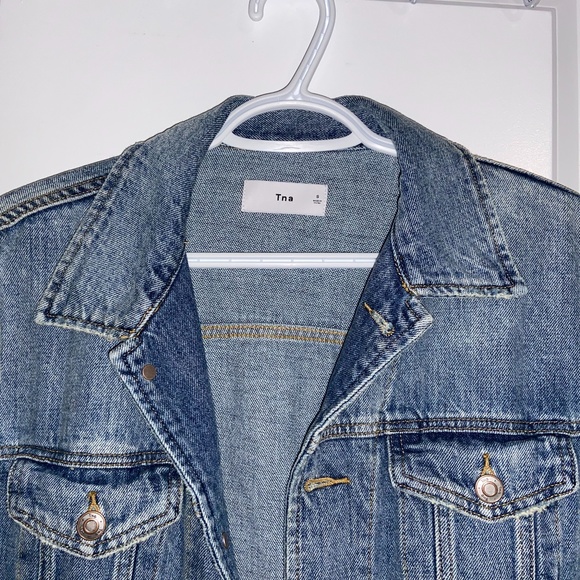 TNA Yamashita Paint Splatter Denim Jacket - Picture 1 of 7